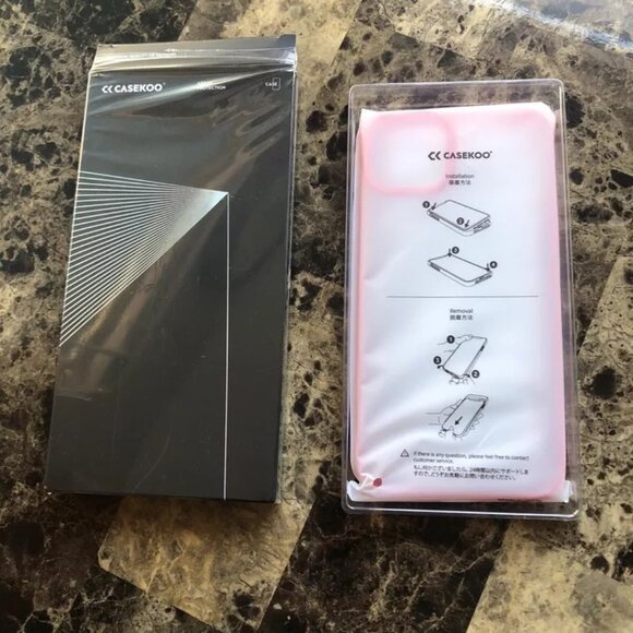 CaseKoo Apple iPhone Transparent Red Case + Portable Stand & Sticker NEW - Picture 4 of 9